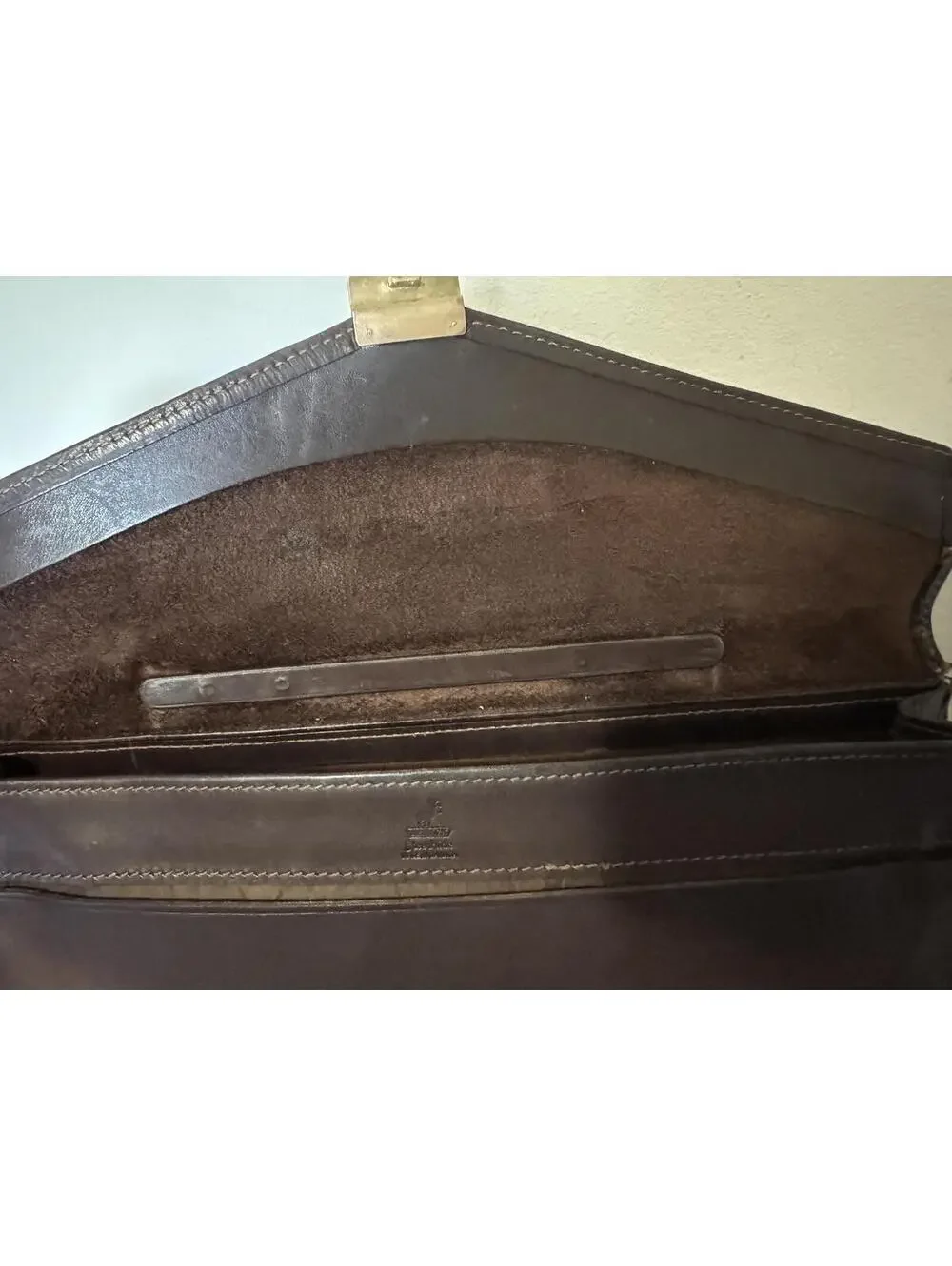 Vintage Hartwick Steerhide Leather Briefcase Made in Canada Attache